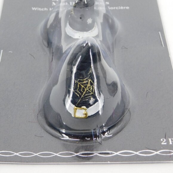 3 Packages Ashland Halloween Mini Decorations Witch Legs Hats Twig Brooms New - Picture 3 of 9